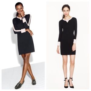 J Crew knit dress 6 long sleeve black
